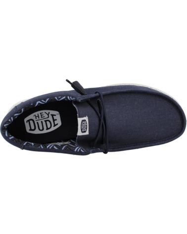 Scarpe-De-Hombre-HEY-DUDE-INFORMALES-HOMBRE-MODELO-WALLY-CANVAS-COLOR-AZUL-NAVY