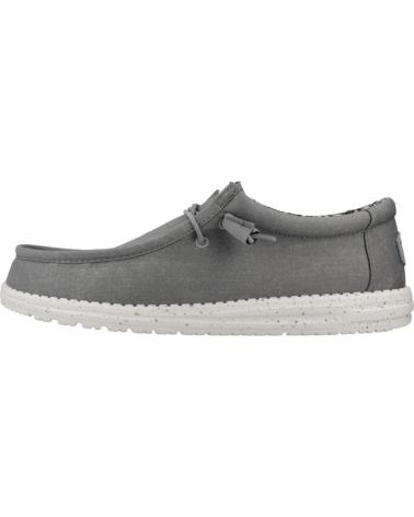 Scarpe per Uomo HEY DUDE INFORMALES HOMBRE MODELO WALLY CANVAS COLOR GRIS GREY