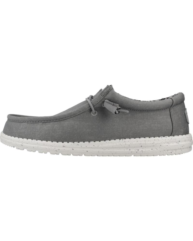 Scarpe per Uomo HEY DUDE INFORMALES HOMBRE MODELO WALLY CANVAS COLOR GRIS GREY