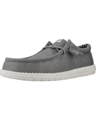 Scarpe per Uomo HEY DUDE INFORMALES HOMBRE MODELO WALLY CANVAS COLOR GRIS GREY