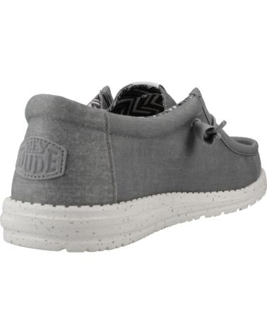 Scarpe per Uomo HEY DUDE INFORMALES HOMBRE MODELO WALLY CANVAS COLOR GRIS GREY