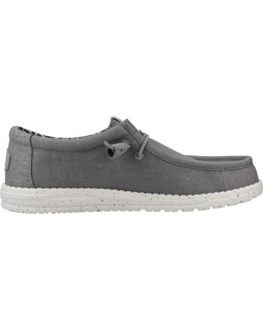 Scarpe per Uomo HEY DUDE INFORMALES HOMBRE MODELO WALLY CANVAS COLOR GRIS GREY
