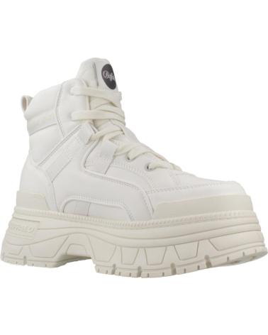 Botines de Mujer BUFFALO BOTINES MUJER MODELO FUSION HYB MID COLOR BLANCO WHITE
