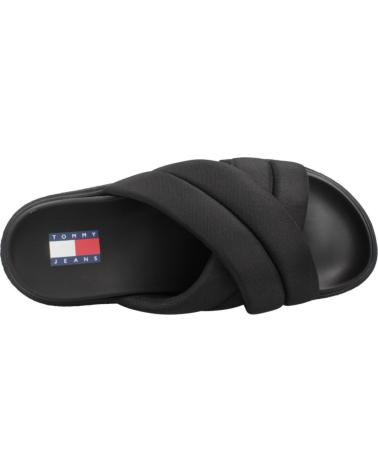 Woman Sandals TOMMY JEANS SANDALIAS MUJER MODELO FLATFORM SANDAL COLOR NEGRO BDS