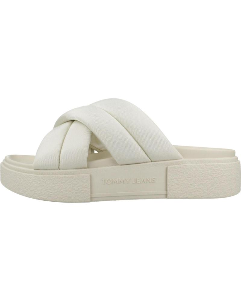 Woman Sandals TOMMY JEANS SANDALIAS MUJER MODELO FLATFORM SANDAL COLOR BLANCO ACG