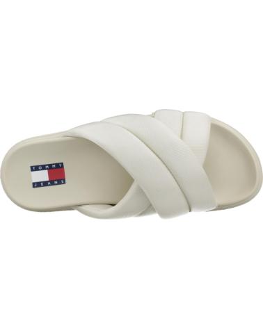 Woman Sandals TOMMY JEANS SANDALIAS MUJER MODELO FLATFORM SANDAL COLOR BLANCO ACG