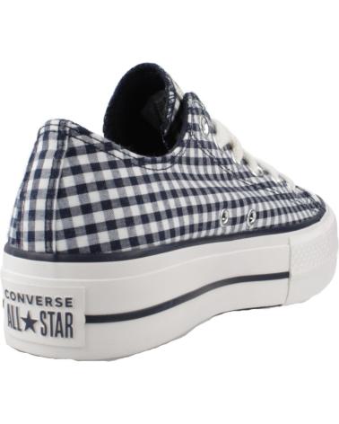 ZAPATILLAS CONVERSE CHUCK TAYLOR ALL STAR LIFT PLATFORM GINGHAM A13664C AZUL OBSDN