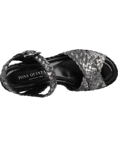 Sandali per Donna PONS QUINTANA SANDALIAS MUJER MODELO PADOVA COLOR NEGRO G09
