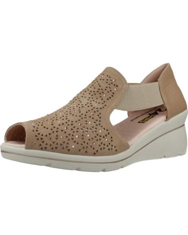 Sandali per Donna 24 HORAS SANDALIAS MUJER MODELO 26453 COLOR MARRON CLARO ARENA