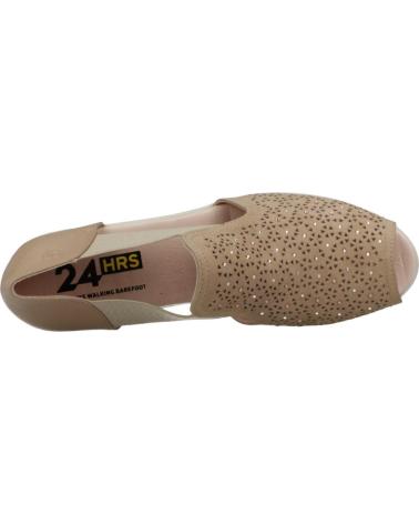 Sandali per Donna 24 HORAS SANDALIAS MUJER MODELO 26453 COLOR MARRON CLARO ARENA