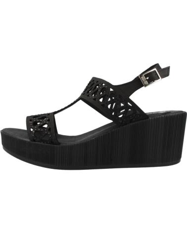 24 HORAS SANDALIAS MUJER MODELO 26484 COLOR  NEGRO