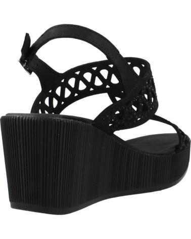 24 HORAS SANDALIAS MUJER MODELO 26484 COLOR  NEGRO