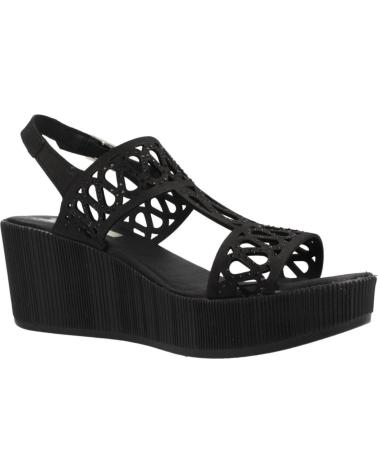 24 HORAS SANDALIAS MUJER MODELO 26484 COLOR  NEGRO