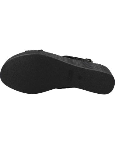 24 HORAS SANDALIAS MUJER MODELO 26484 COLOR  NEGRO