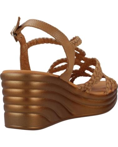 Sandali per Donna 24 HORAS SANDALIAS MUJER MODELO 26494 COLOR BRONCE CUERO