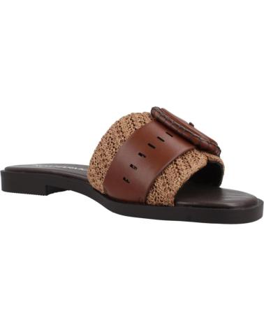 Sandales pour Femme NOA HARMON SANDALIAS MUJER MODELO PALMA CALMA COLOR MARRON CUERO