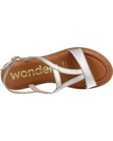 Sandalias de Mujer WONDERS SANDALIAS MUJER MODELO B9605 COLOR PLATA