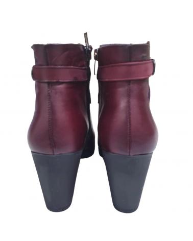 Stivaletti per Donna DORKING BOTAS PIEL BURDEOS CONFORT SUGAR NOBUCK BURDEOS VINO