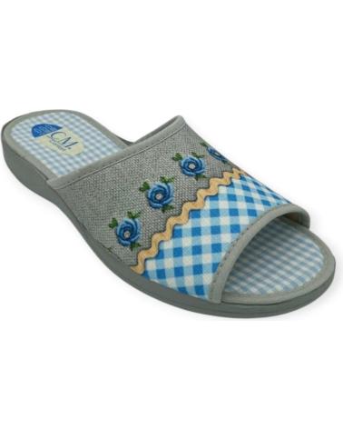 Pantufas de Mulher CALZAMUR ZAPATILLA CELESTE 671 VARIOS COLORES