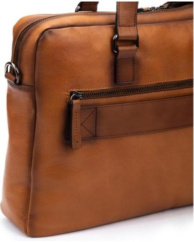 BORSA A TRACOLLA IN PELLE PIKOLINOS BELMONTE MARRONE PER LAPTOP MARRóN