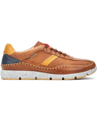 Schuhe-De-Hombre-PIKOLINOS-DEPORTIVO-XL-CON-ELASTICOS-PARA-HOMBRE-FUENCARRAL-M4U-MARRON-MARRóN