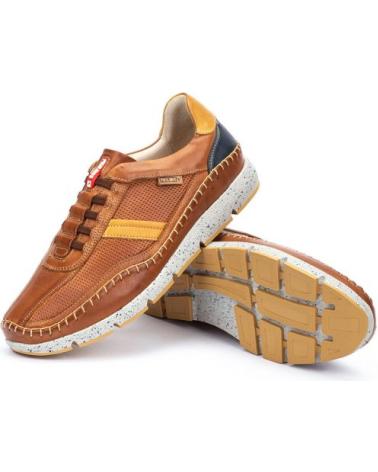 Schuhe-De-Hombre-PIKOLINOS-DEPORTIVO-XL-CON-ELASTICOS-PARA-HOMBRE-FUENCARRAL-M4U-MARRON-MARRóN