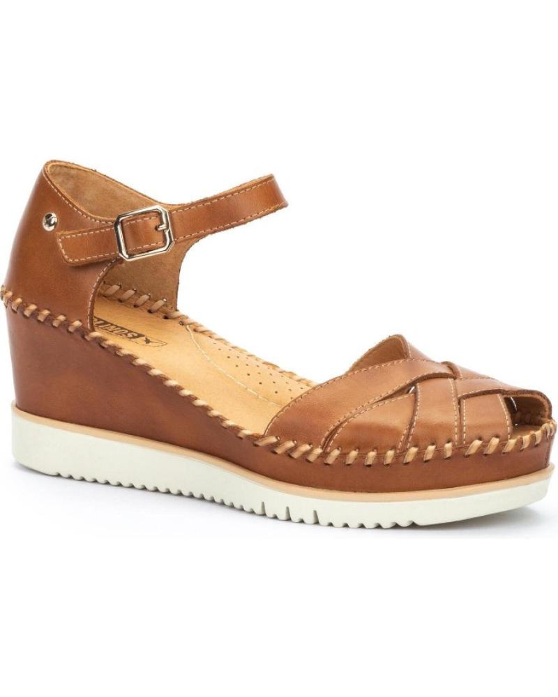 Sandalen für Damen PIKOLINOS CUNA CON CIERRE ADHERENTE PARA MUJER AGUADULCE W3Z MARRON MARRóN
