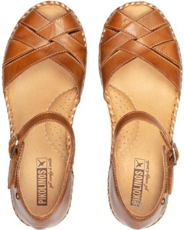 Sandalen für Damen PIKOLINOS CUNA CON CIERRE ADHERENTE PARA MUJER AGUADULCE W3Z MARRON MARRóN