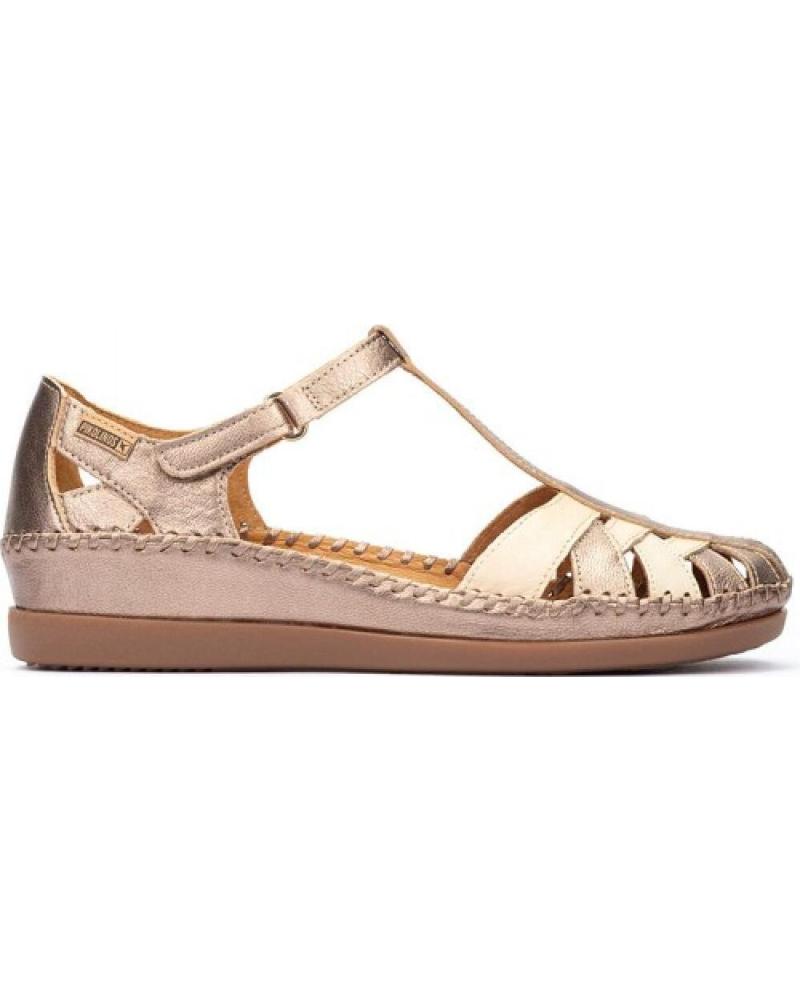 Woman Sandals PIKOLINOS SANDALIA VELCRO CADAQUES BEIGE