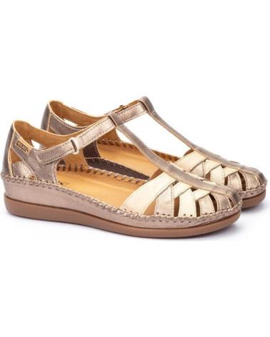 Woman Sandals PIKOLINOS SANDALIA VELCRO CADAQUES BEIGE