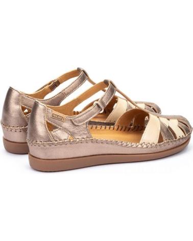 Woman Sandals PIKOLINOS SANDALIA VELCRO CADAQUES BEIGE