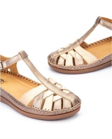 Woman Sandals PIKOLINOS SANDALIA VELCRO CADAQUES BEIGE