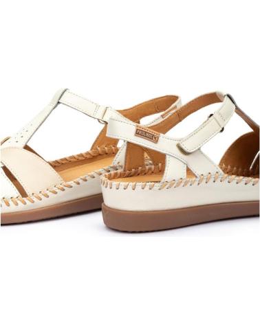 Sandalen für Damen PIKOLINOS ZAPATO SEMIABIERTO CON CIERRE ADHERENTE PARA MUJER CADAQUES BEIGE