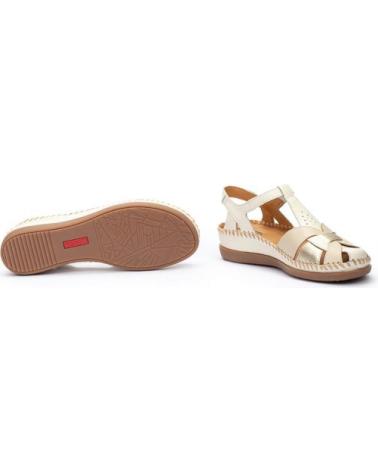 Sandalen für Damen PIKOLINOS ZAPATO SEMIABIERTO CON CIERRE ADHERENTE PARA MUJER CADAQUES BEIGE