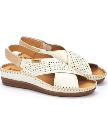 Sandali per Donna PIKOLINOS SANDALIA CADAQUES CRUZADA NATA DE BLANCO