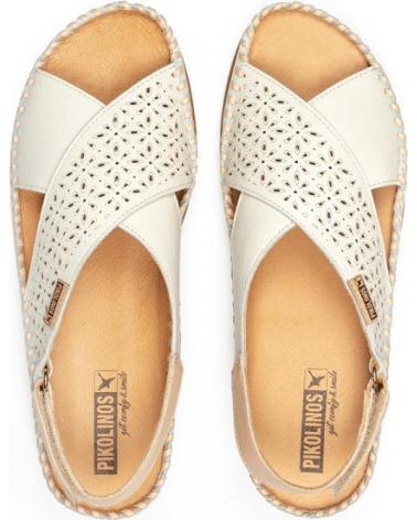 Sandali per Donna PIKOLINOS SANDALIA CADAQUES CRUZADA NATA DE BLANCO