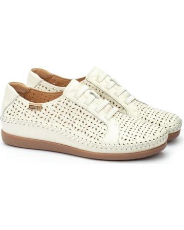Woman shoes PIKOLINOS ZAPATO CORDON ELASTICO CADAQUE BLANCO
