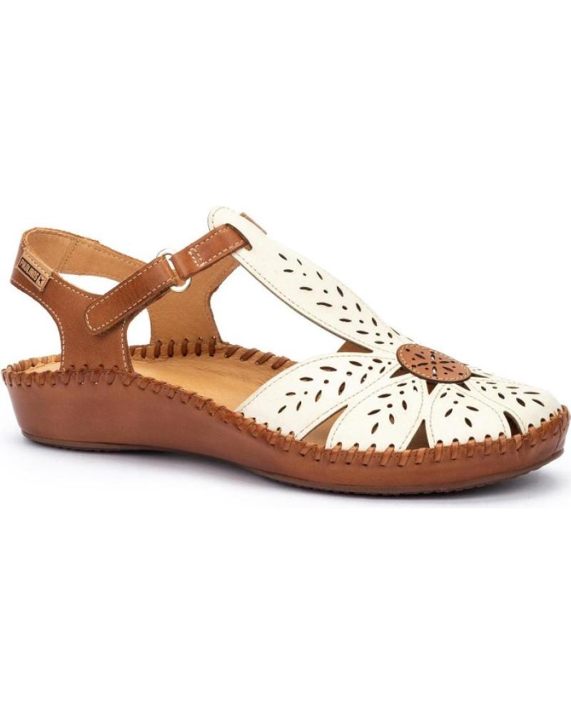 Sandalen für Damen PIKOLINOS ZAPATO SEMIABIERTO CON CIERRE ADHERENTE PARA MUJER P VALLART BEIGE