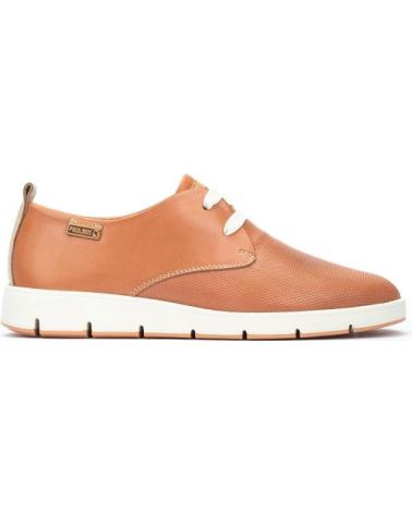 Schuhe-De-Mujer-PIKOLINOS-ZAPATO-PLANO-CON-CORDONES-PARA-MUJER-MADRID-W8A-MARRON-MARRóN