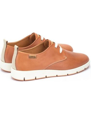 Schuhe-De-Mujer-PIKOLINOS-ZAPATO-PLANO-CON-CORDONES-PARA-MUJER-MADRID-W8A-MARRON-MARRóN