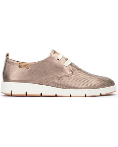 Shoes-De-Mujer-PIKOLINOS-ZAPATO-PLANO-CON-CORDONES-PARA-MUJER-MADRID-W8A-GRIS