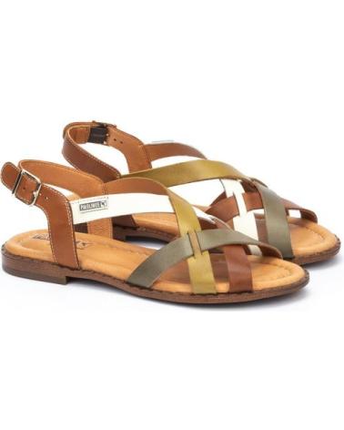Sandálias-De-Mujer-PIKOLINOS-SANDALIA-PLANA-PARA-MUJER-ALGAR-W0X-MARRON-MARRóN