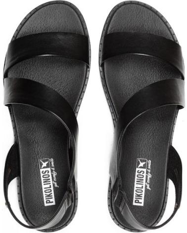 Sandali-De-Mujer-PIKOLINOS-SANDALIA-PLANA-CON-ELASTICOS-PARA-MUJER-FORMENTERA-W8Q-NEGRO