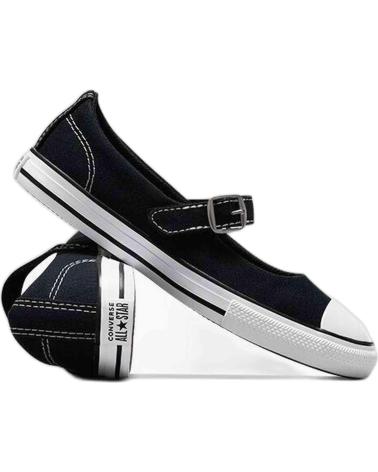 Ballerinas für Mädchen CONVERSE MANOLETINAS CHUCK TAYLOR ALL STAR DAINTY MARY JANE PARA NINA NEGRO