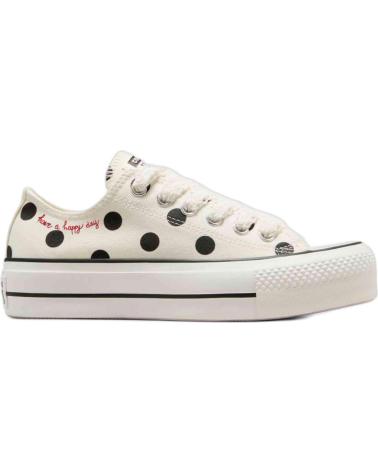 Deportivas de Mujer CONVERSE ZAPATILLAS CHUCK TAYLOR ALL STAR LIFT PARA MUJER EN COLOR BL BLANCO