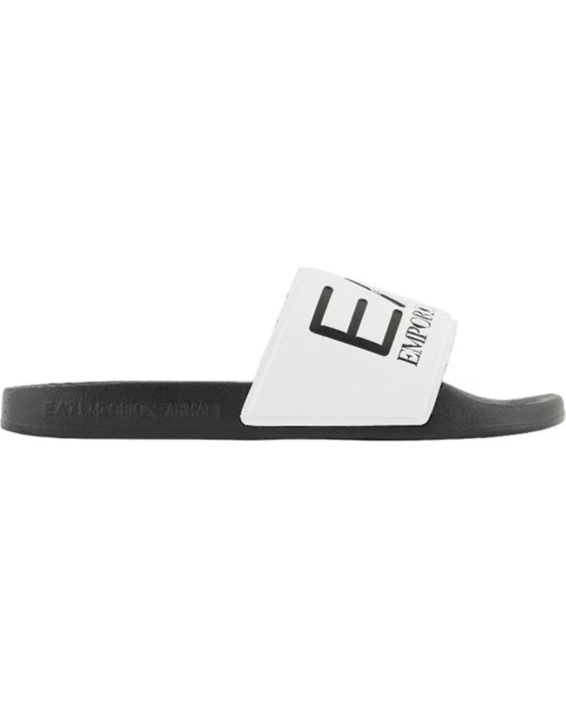 Chinelos de Homem EMPORIO ARMANI - CHANCLAS BLANCAS PARA HOMBRE - SCARPE BEACH NEGRO