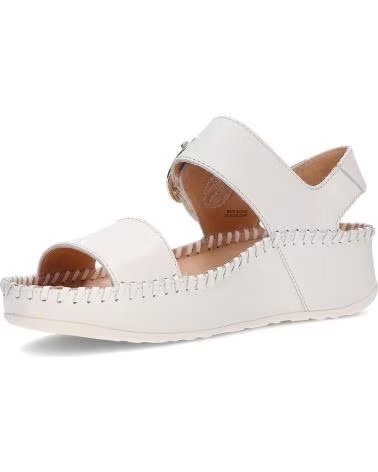SANDALES PIKOLINOS MARINA W1C-0709 EN CUIR COULEUR CRÈME BLANCO