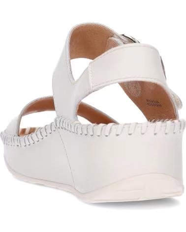 SANDALES PIKOLINOS MARINA W1C-0709 EN CUIR COULEUR CRÈME BLANCO