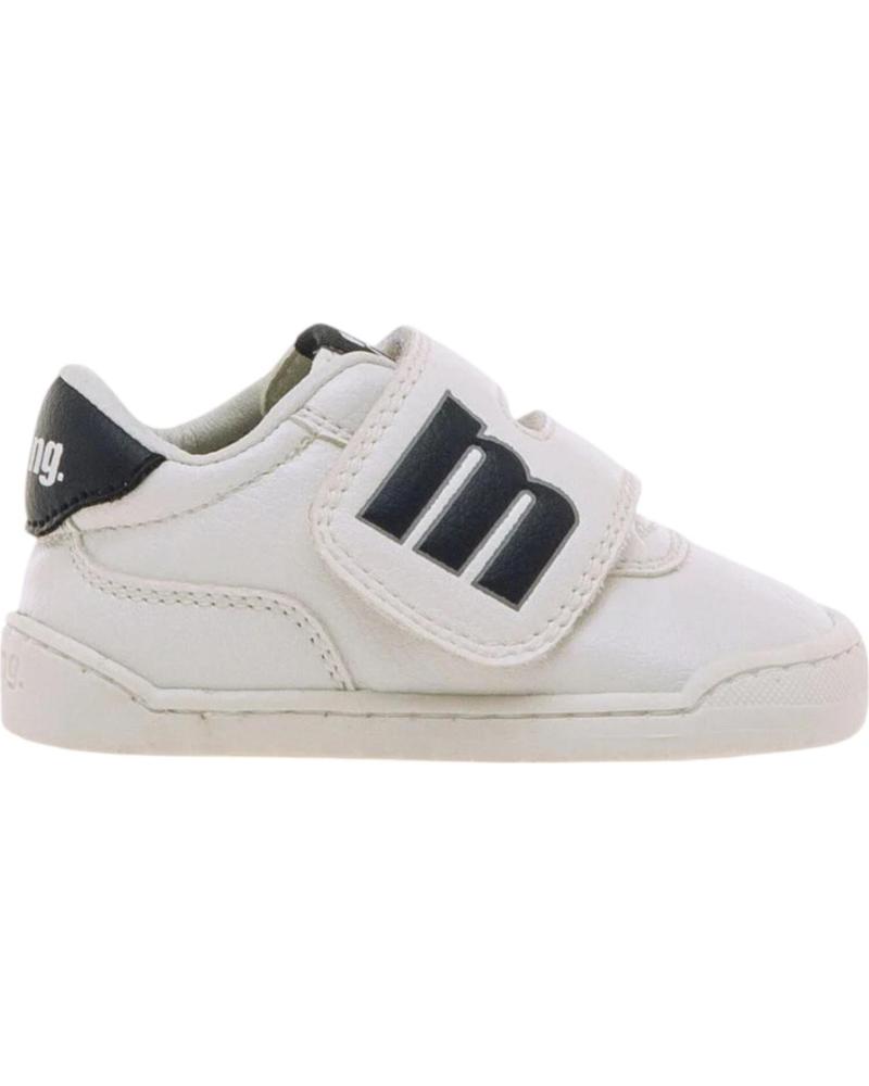 girl and boy Trainers MTNG 48909 C55158 RESPECT USAIN WHITE-NAVY