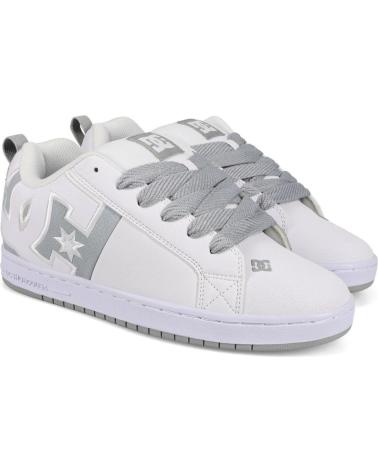 Sportivo per Uomo e Donna e Bambina e Bambino DC SHOES ZAPATILLA COURT GRAFFIK SHOE WHITE G MULTICOLOR